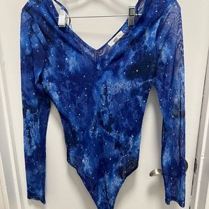 Star Print Bodysuit